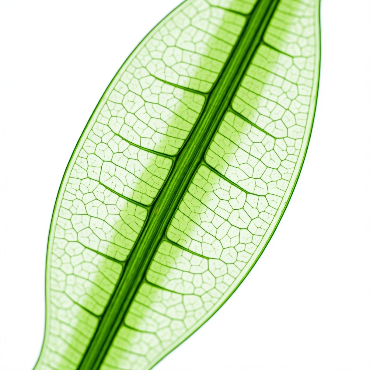 Microscopic leaf structure